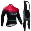 Radbekleidung Radtrikot Langarm + Lang Trägerhose 2019 TEAM INEOS N001
